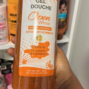 Gel douche open white