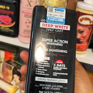 Lotion corporelle deep White